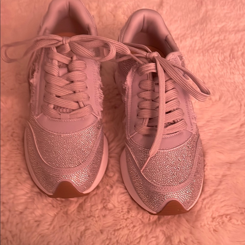INC International Concepts Pink Sneakers with Suede Upper Brand New